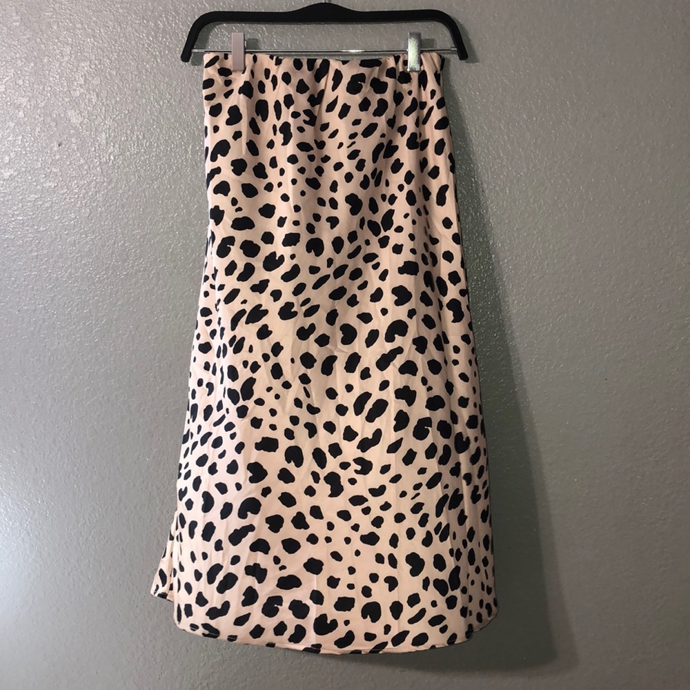 Animal print skirt